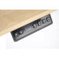 Birou electric inaltime reglabila, 73-118 cm, latime 105 cm, cadru otel, blat pal melaminat