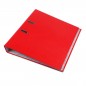 Biblioraft plastifiat, A4, latime cotor 5 cm, bordura metalica, diverse culori, RESIGILAT
