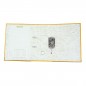 Biblioraft plastifiat, A4, latime cotor 5 cm, bordura metalica, diverse culori, RESIGILAT