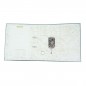 Biblioraft plastifiat, A4, latime cotor 5 cm, bordura metalica, diverse culori, RESIGILAT
