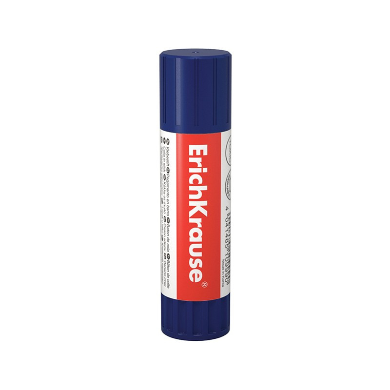 Lipici solid stick Erich Krause, transparent, uscare rapida, tub 15 g