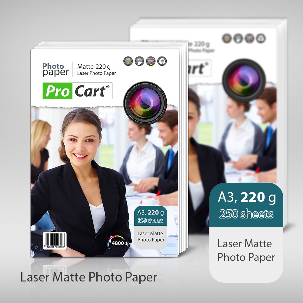 Hartie FOTO laser Mata 220g Format : A3