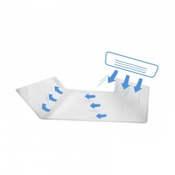 Deflector flux aer conditionat, fixare perete