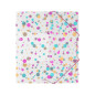 Mapa A5+ cu elastic, Erichkrause, model cu buline multicolore, pentru birou/scoala