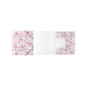 Mapa format A5+, model cu floricele, Erichkrause, prindere cu elastic, multicolora, PP