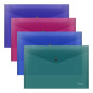 Mapa tip plic, A4, Ek Fizzy Vivid, prindere capsa, semitransparenta, diverse culori