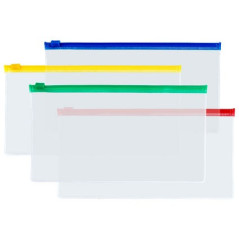 Mapa Centrum 227x118 mm, inchidere cu fermoar, PVC