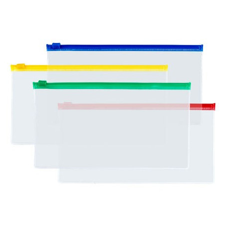 Mapa Centrum 227x118 mm, inchidere cu fermoar, PVC