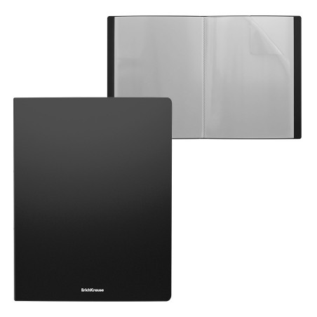 Mapa prezentare A4, Ek Matt Classic, 10 file, negru