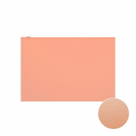 Mapa din plastic, Ek Fizzy Neon, format A4, cu fermoar