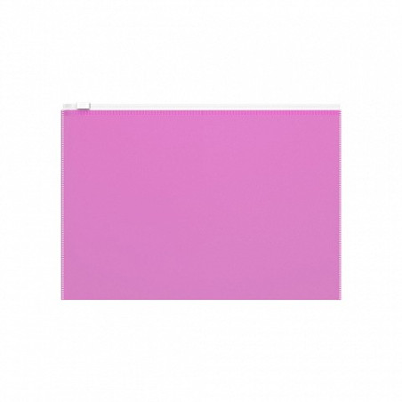 Mapa din plastic, Ek Fizzy Neon, format A4, cu fermoar