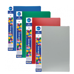 Dosar din plastic Centrum, format A4, 60 file, diverse culori
