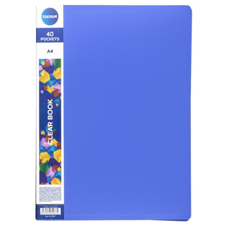 Mapa documente Centrum, format A4, 40 folii, plastic