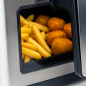 Friteuza cu aer cald, fara ulei, 8 L, 10 programe automate, afisaj LED, ventilator, tava cu invelis PTFE, 30x30x35 cm Friteuza cu aer cald, fara ulei, 8 L, 10 programe automate, afisaj LED, ventilator, tava cu invelis PTFE, 30x30x35 cm