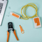 Kit tester cabluri, format XXL, trusa instrumente de retea, surubelnite, husa cu fermoar Kit tester cabluri, format XXL, trusa instrumente de retea, surubelnite, husa cu fermoar
