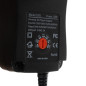 Incarcator universal reglabil 3-12V, USB, 30W, 6 varfuri interschimbabile, iesire 2000 mA, interfata CA, cablu 150 cm, negru Incarcator universal reglabil 3-12V, USB, 30W, 6 varfuri interschimbabile, iesire 2000 mA, interfata CA, cablu 150 cm, negru