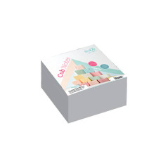 Cub notes hartie, 9x9 cm, 500 coli/top, BiroCo
