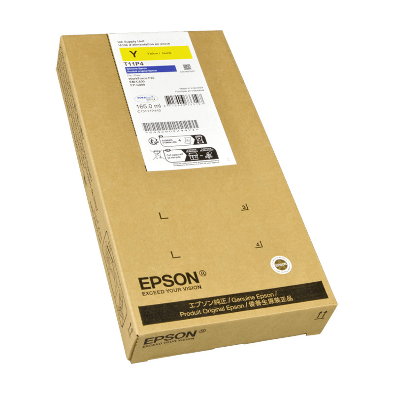 Cartus original Epson OEM T11P Y Ink, capacitate 20000 pagini