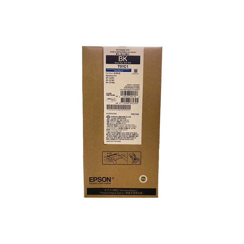 Cartus original Epson OEM T01C B ink, 10000 pagini, black