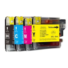 Cartus compatibil Brother LC1100/LC980 XL Cyan ink