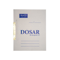 Dosar A4, 230 grame/mp, incopciat 1/1, carton alb