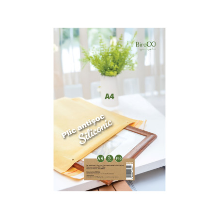 Plic anti-soc siliconic, F16 A4, set 5 bucati, 240x350 mm