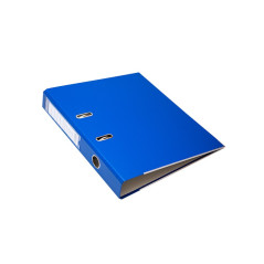Biblioraft A4 arhivare documente, bordura metalica, capacitate 350 coli, eticheta detasabila, albastru