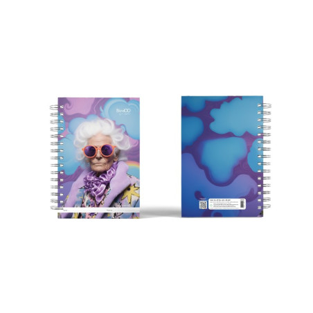 Caiet spirala A4, 60 file, 80 g/mp, liniatura velin