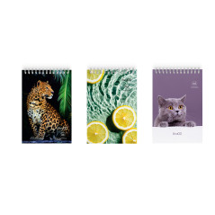 Carnetel aritmetica, format A6, spirala metalica in partea superioara, 60 g/mp, 50 file