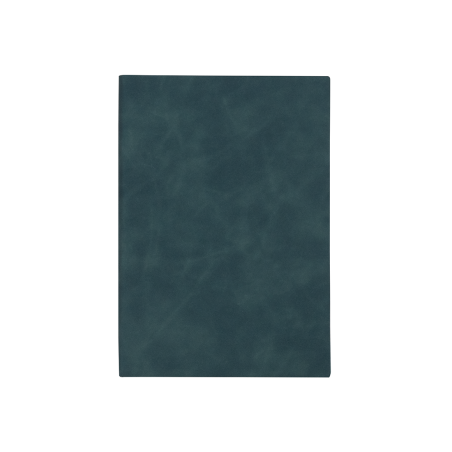 Agenda nedatata 112 file, format A5, pentru birou, coperta verde inchis