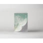 Bloc notes BiroCO, format A6, 50 file artimetica, spirala metalica