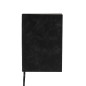 Agenda A5 nedatata, 112 file, semn carte, coperta cu textura catifelata, neagra