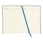 Agenda BiroCO nedatata, format A5, 112 file, design elegant, albastru inchis