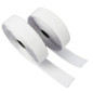 Banda autoadeziva cu scai, universala, latime 2.5 cm, lungime 500 cm, poliester, alb