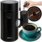 Rasnita electrica de cafea, 2 lame, capac transparent, 150W, cablu alimentare 75 cm, negru Rasnita electrica de cafea, 2 lame, capac transparent, 150W, cablu alimentare 75 cm, negru