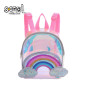 Ghiozdan gradinita transparent RAINBOW, compartimente spatios si buzunar frontal, multicolor, 26 cm Ghiozdan gradinita transparent RAINBOW, compartimente spatios si buzunar frontal, multicolor, 26 cm