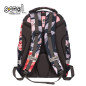 Ghiozdan clasele primare, LIGHT GLAM, compartimente cu fermoar, spate si bretele buretate, 41x28x21 cm
