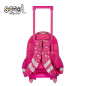Ghiozdan troller CUTE KITTY, 3 compartimente cu fermoar, 2 roti, 38x29x14 cm Ghiozdan troller CUTE KITTY, 3 compartimente cu fermoar, 2 roti, 38x29x14 cm