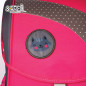 Ghiozdan fete, motiv I AM SO PURRFECT,  buzunar transparent pentru orar, inchidere magnetica, buzunar frontal termoizolat