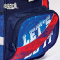 Ghiozdan ergonomic LET'S DO IT, compartiment spatios cu separator, 3 picioare, 30x22x42 cm