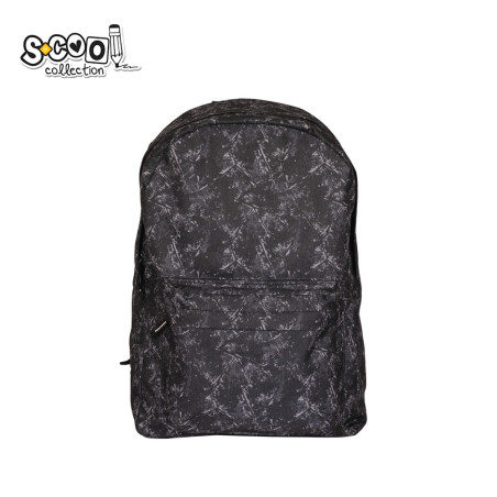 Ghiozdan CLASSIC pentru baieti, maner textil, buzunar frontal, poliester impermeabil, 15L, 11 ani+