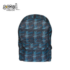 Ghiozdan CLASSIC, design simplu, buzunar frontal, bretele reglabile, 11 ani+, 30x16x43 cm