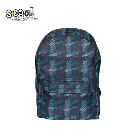 Ghiozdan CLASSIC, design simplu, buzunar frontal, bretele reglabile, 11 ani+, 30x16x43 cm