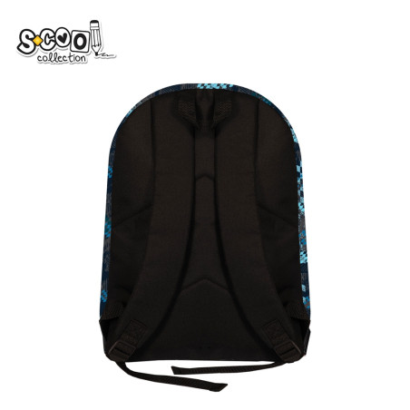 Ghiozdan CLASSIC, design simplu, buzunar frontal, bretele reglabile, 11 ani+, 30x16x43 cm