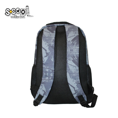 Ghiozdan scolar, compartiment laptop, buzunar telefon, maner triplu strat, spate ergonomic