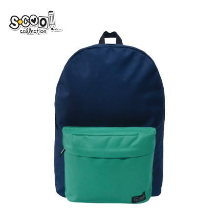 Ghiozdan baieti, neechipat, maner transport, bleumarin inchis, 30x16x43 cm