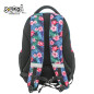 Ghiozdan ergonomic, GRL, compartiment laptop, compartiment principal, pom-pom, fixare catarama, 42x31x16 cm