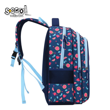 Ghiozdan 3D ergonomic BERRY GOOD, 2 compartimente, multicolor, 42x30x22 cm