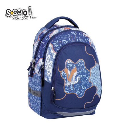 Ghiozdan ergonomic copii, 19.5 litri, 2 compartimente, buzunare depozitare, 41x28x17 cm