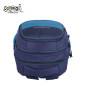 Ghiozdan anatomic ORIGINAL, fermoar, 2 compartimente, 1 buzunar, albastru